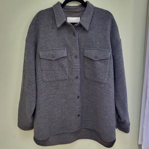 The Group Babaton Shacket Shirt Jacket, L